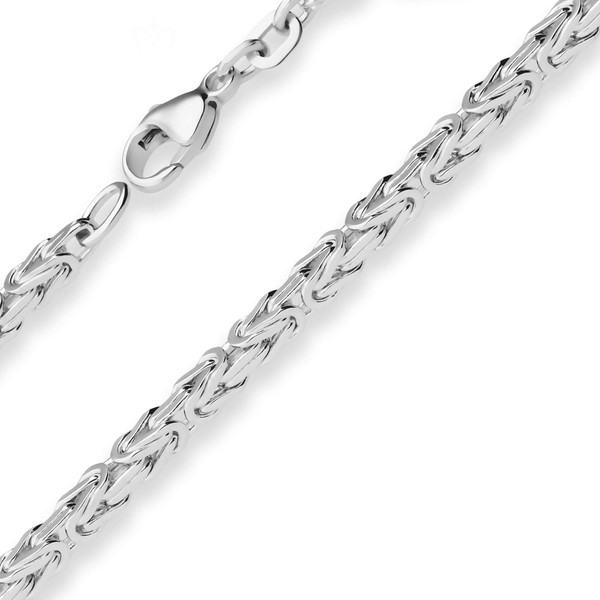 3.2mm Armband Königskette aus 925 Silber 19cm