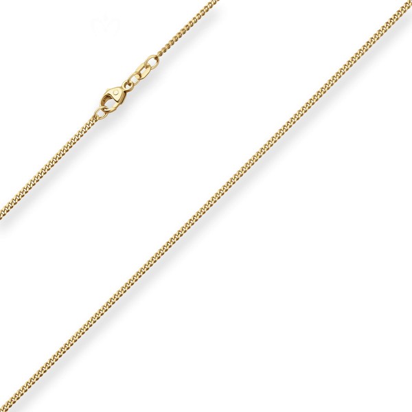1.6mm Panzerkette aus 585 Gelbgold 60cm