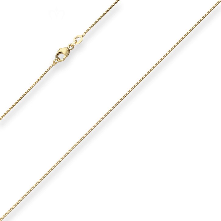 1mm Bingokette aus 585 Gelbgold 50cm