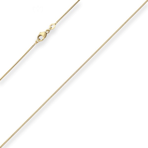 1mm Bingokette aus 585 Gelbgold 50cm