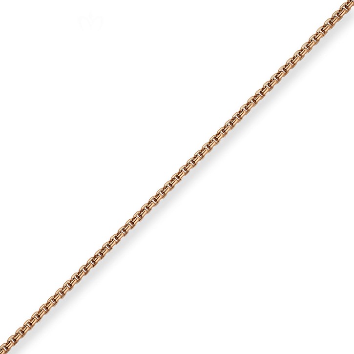 2.7mm Veneziakette rund aus 585 Rotgold 70cm