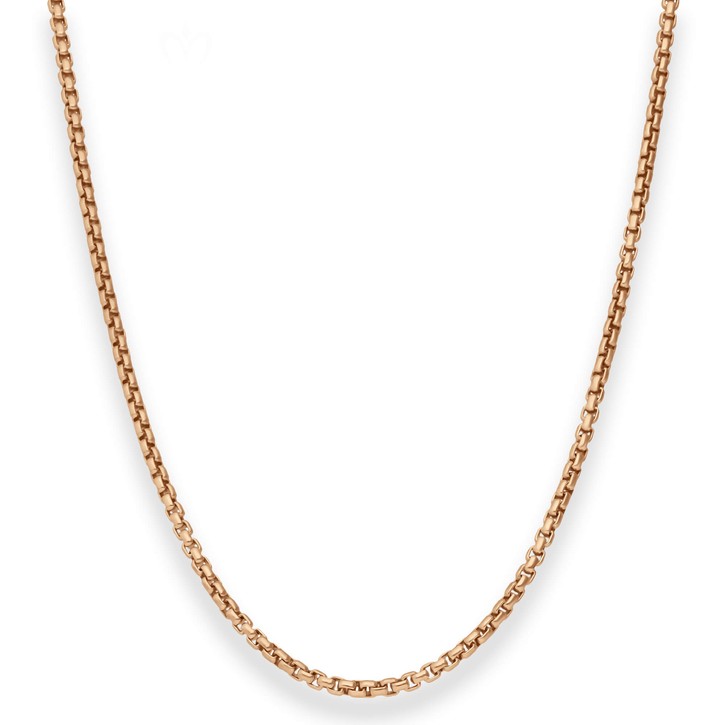 2.7mm Veneziakette rund aus 585 Rotgold 70cm