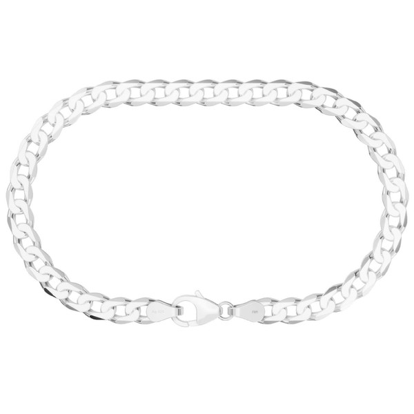 5.3mm Armband Panzerkette aus 925 Silber 19cm