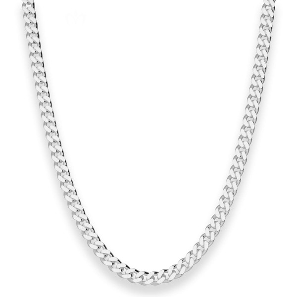 4.7mm Panzerkette aus 925 Silber 55cm