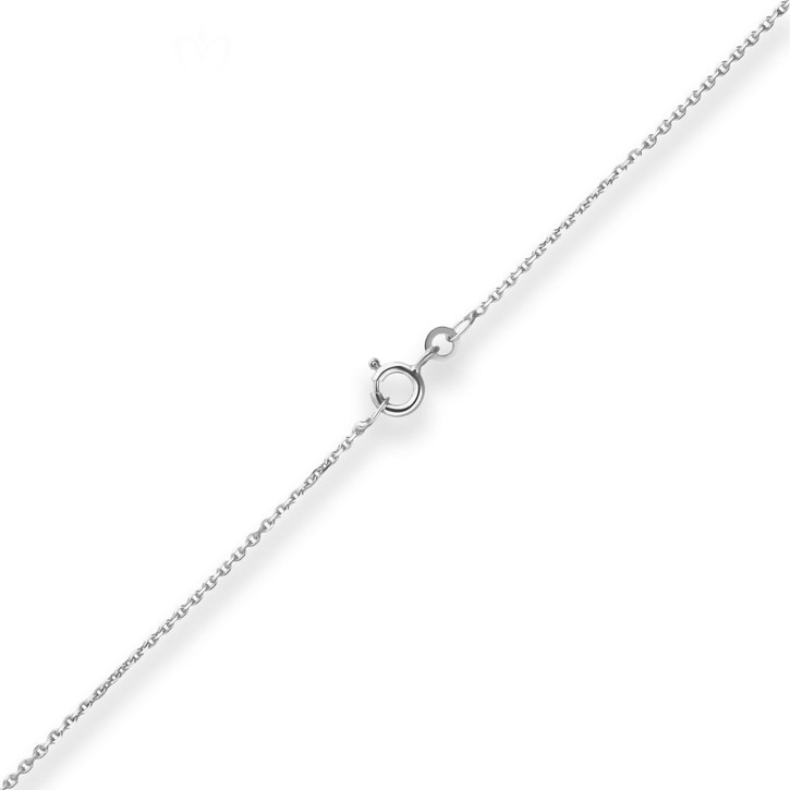 1.3mm Ankerkette diamantiert aus 375 Gelbgold 60cm