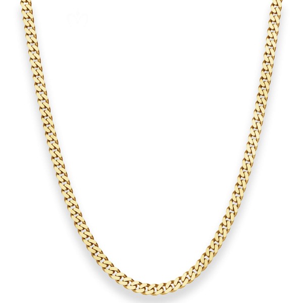4.1mm Panzerkette aus 333 Gelbgold 50cm