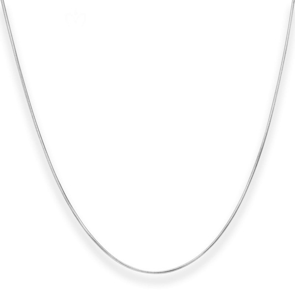 0.9mm Schlangenkette aus 925 Silber 90cm
