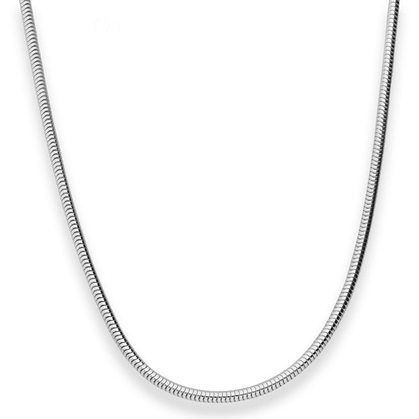 3.2mm Schlangenkette aus 925 Silber 60cm