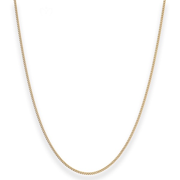 1.4mm Panzerkette aus 585 Gelbgold 70cm