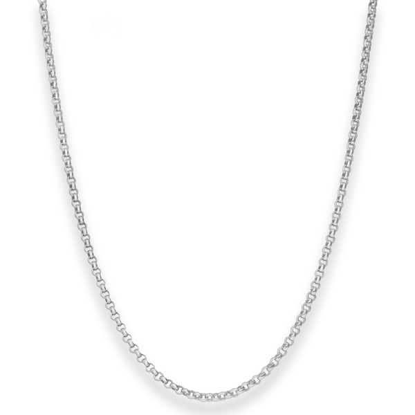 2.5mm Erbskette aus 925 Silber 70cm