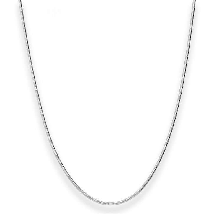1.5mm Schlangenkette aus 925 Silber 45cm