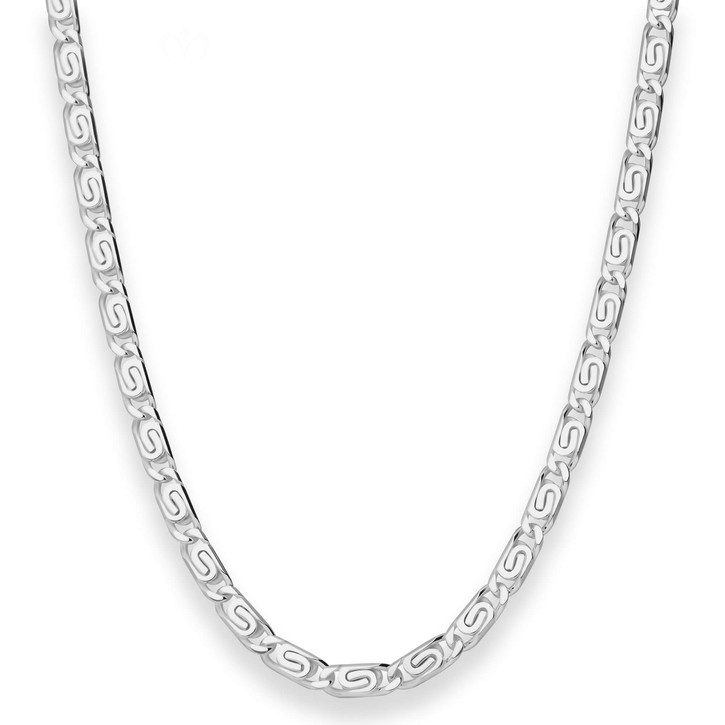 4.5mm S-Panzerkette aus 925 Silber 60cm