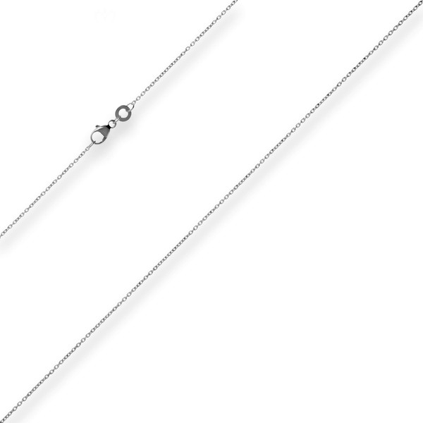 0.9mm Rund-Ankerkette aus 950 Platin 40cm