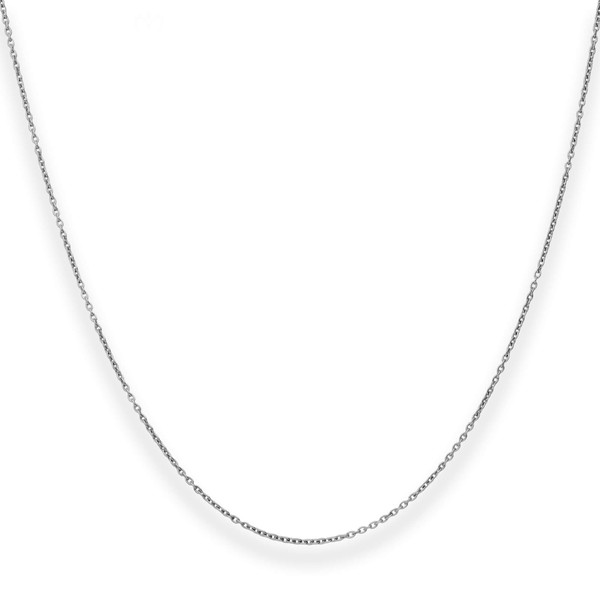 0.9mm Rund-Ankerkette aus 950 Platin 40cm