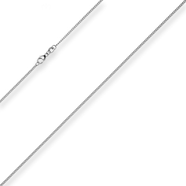 1.4mm Panzerkette rund aus 950 Platin 42cm