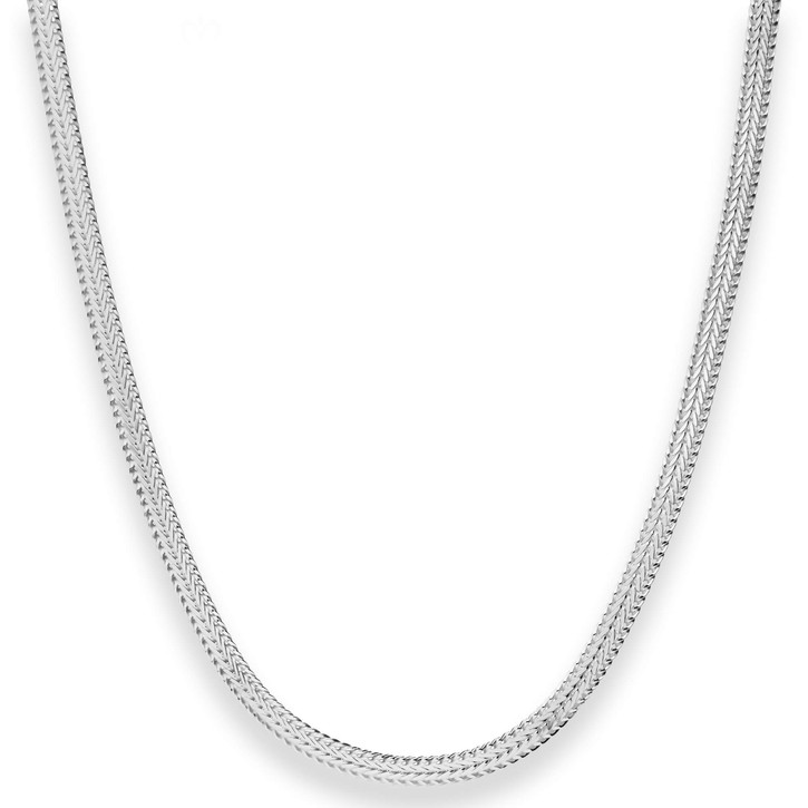 3.8mm Fantasiekette aus 925 Silber 45cm