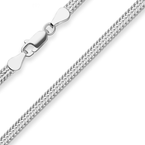 3.8mm Fantasiekette aus 925 Silber 45cm