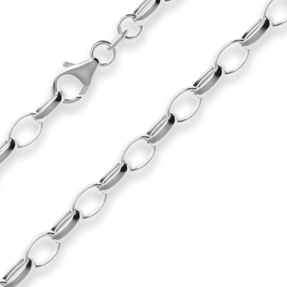 5mm Armband Erbskette Silberarmband Armschmuck aus 925 Silber 20cm