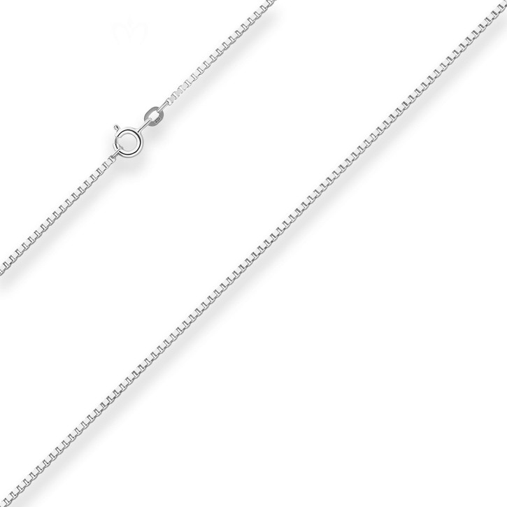 1.4mm Veneziakette aus 925 Silber 60cm