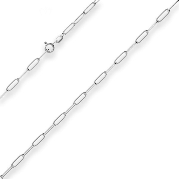 3.3mm Ankerkette weit aus 925 Silber 55cm