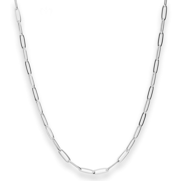 3.3mm Ankerkette weit aus 925 Silber 55cm