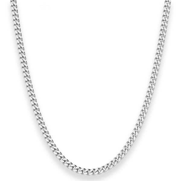 3.3mm Panzerkette aus 925 Silber 80cm