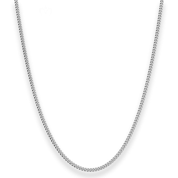 2.1mm Panzerkette aus 925 Silber rhodiniert 40cm