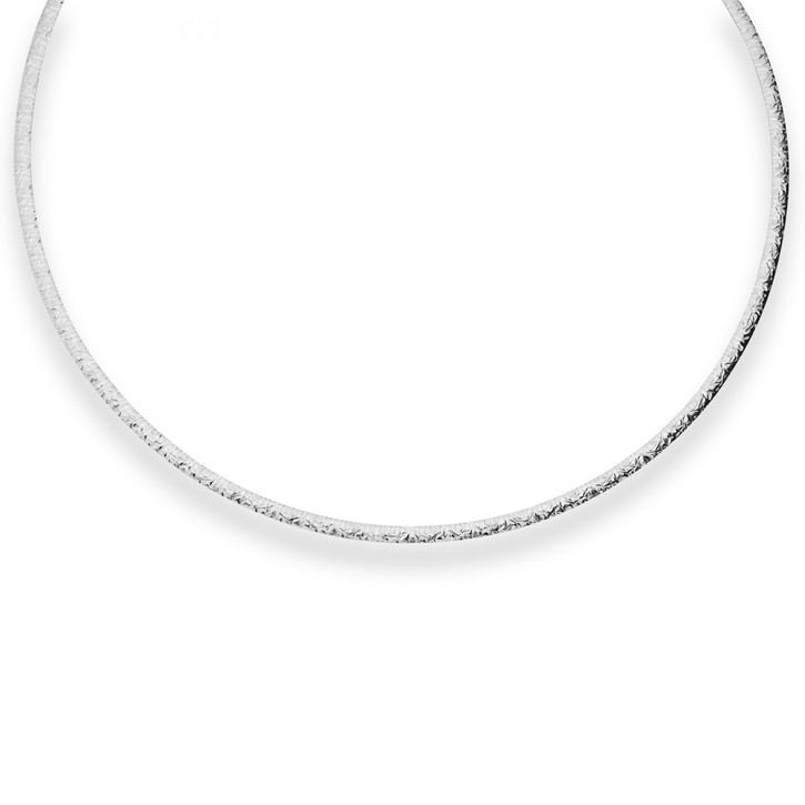 3mm Tondakette oval aus 925 Silber 42cm