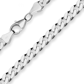 6mm Armband Panzerkette Silberarmband Armschmuck aus 925 Silber rhodiniert 21cm 6mm Armband Panzerkette Silberarmband Armschmuck aus 925 Silber rhodiniert 21cm