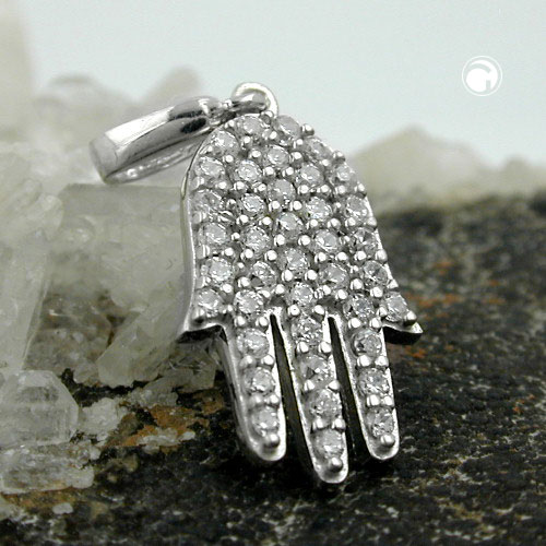 Anhänger Hand der Fatima 925 Silber