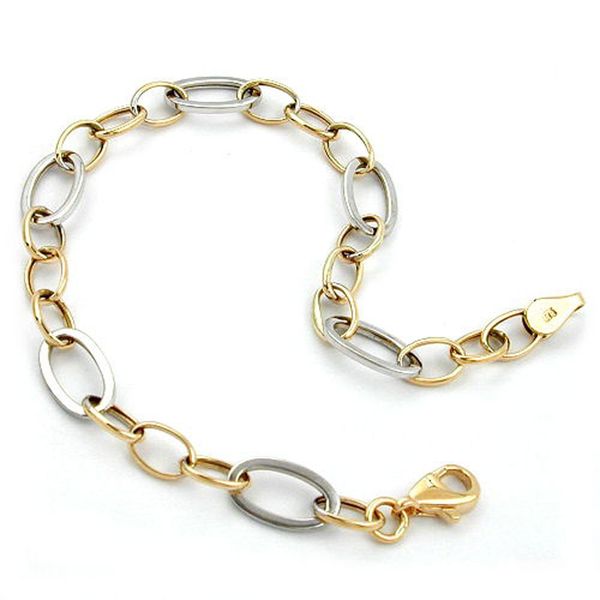 Armband Ankerkette oval 9Kt 375 Gold 19cm