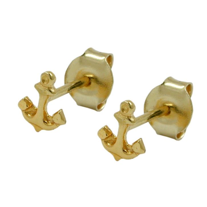 Stecker kleiner Anker 9Kt GOLD