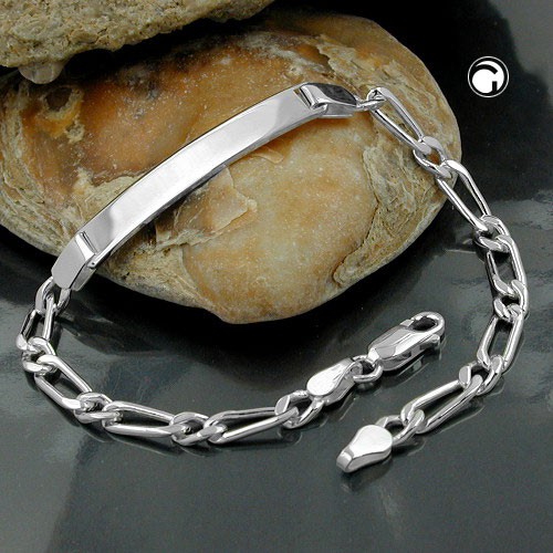 Figaro Armband 925 Silber 19cm