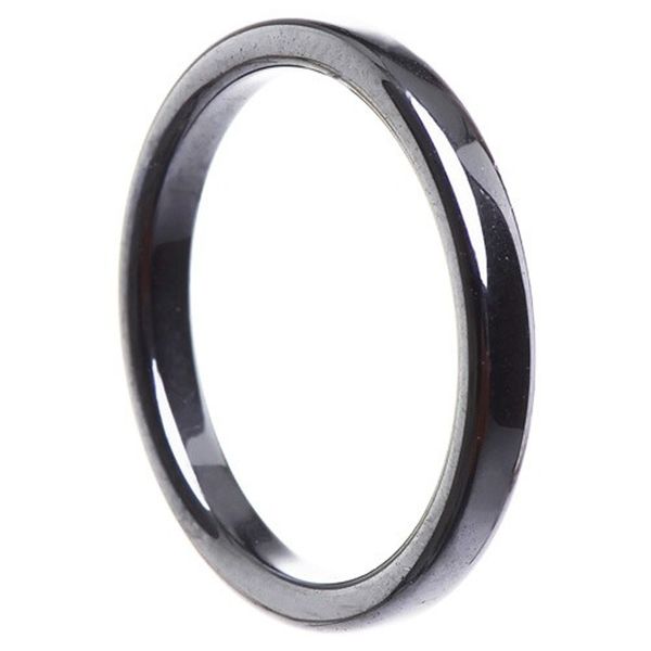 Ring aus Hämatit flach Breite 3mm