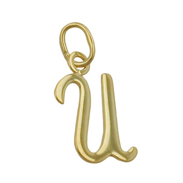 Anhänger Buchstabe U aus 333 Gelbgold