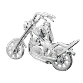 Anhänger - Shopper Motorrad aus 925 Silber Silberanhänger Unisex Herren