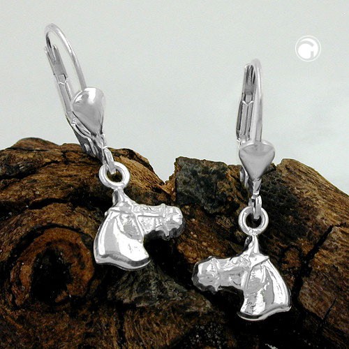Ohrringe Pferd aus 925 Silber