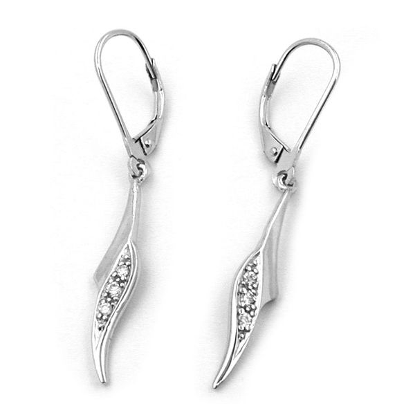 Ohrringe Brisur Zirkonia 925 Silber rhodiniert