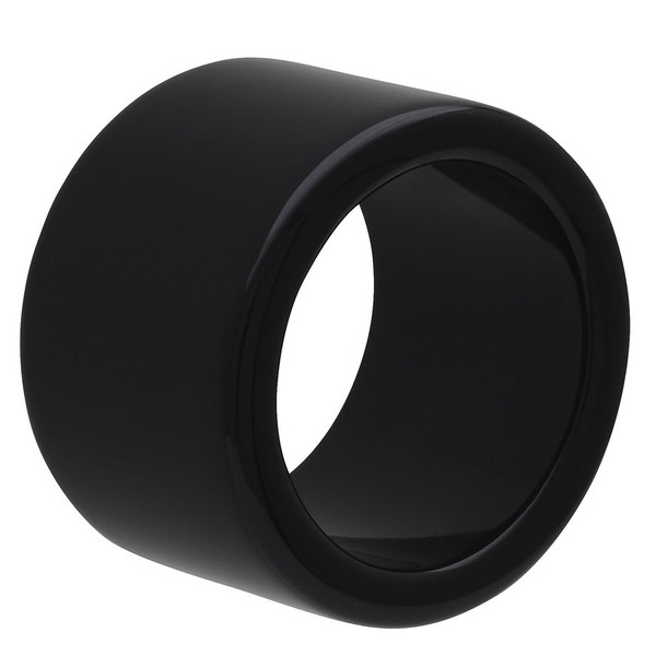 Breiter Ring aus Onyx 19mm flach