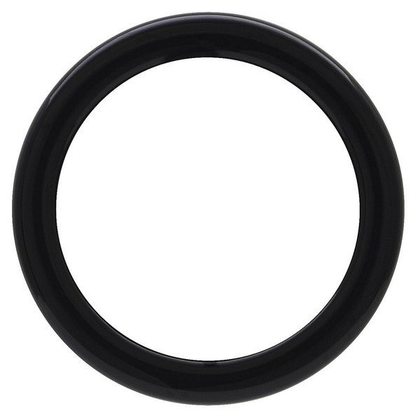 Breiter Ring aus Onyx 19mm flach