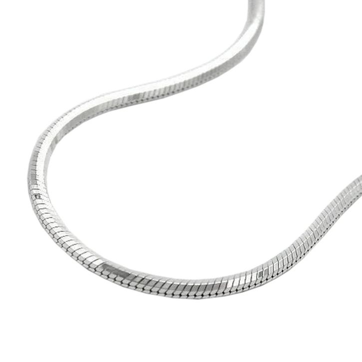 1,3mm Kette Schlange 5kant 925 Silber 45cm