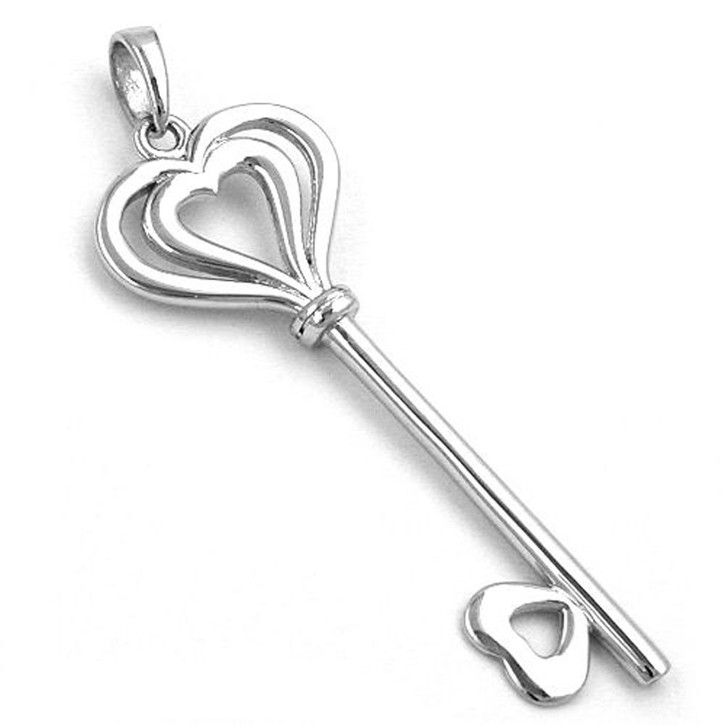 Anhänger Schlüssel aus 925 Silber 38x14mm