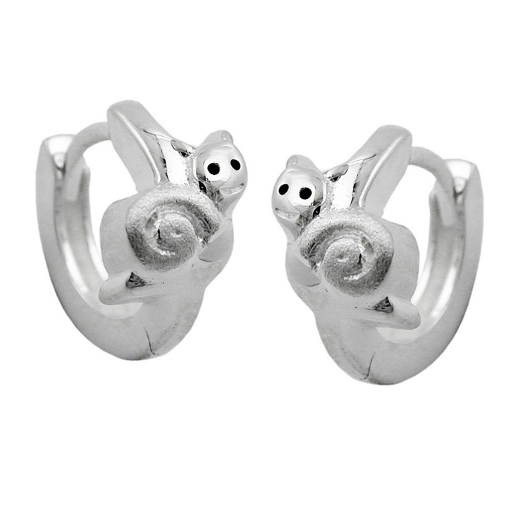 Creolen 11mm mit Schnecken 925 Silber