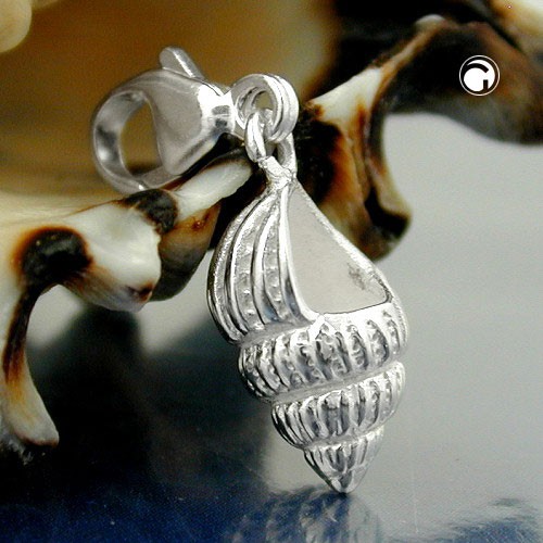 Anhänger Charms Schneckenhaus 925 Silber