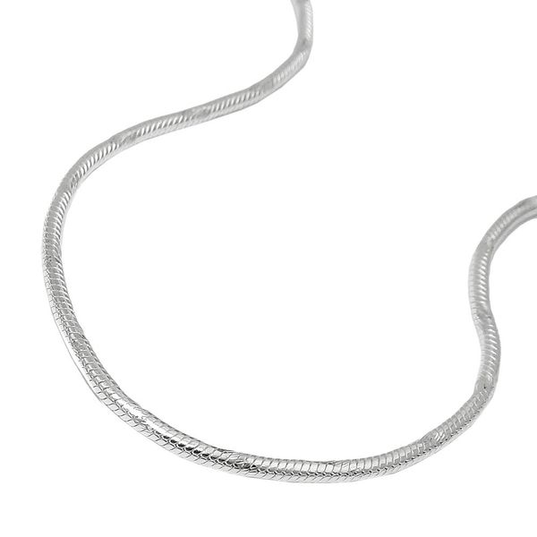 1,3mm Schlangenkette 925 Silber 38cm