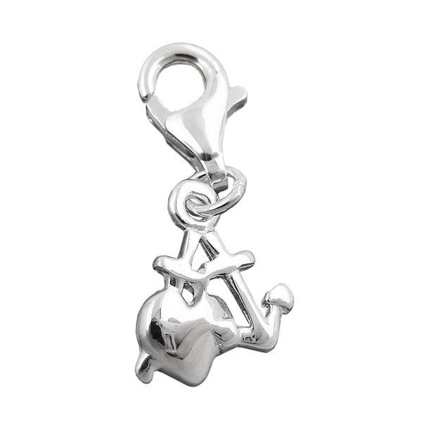 Charm Seemannsgrab Glaube Liebe Hoffnung 925 Silber