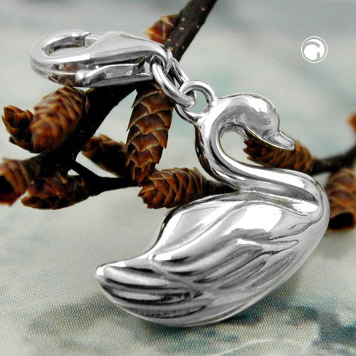 Einhänger Schwan aus 925 Silber