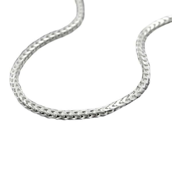 1,5mm Kette Fuchsschwanz 925 Silber 50cm