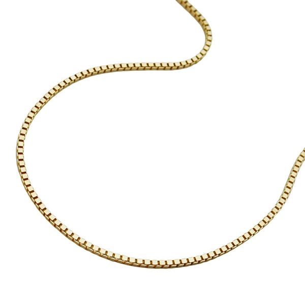 0,7mm Venezianer Kette 375 Gelbgold 42cm