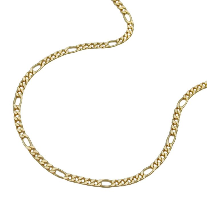 1,5mm Figarokette 375 Gelbgold 45cm